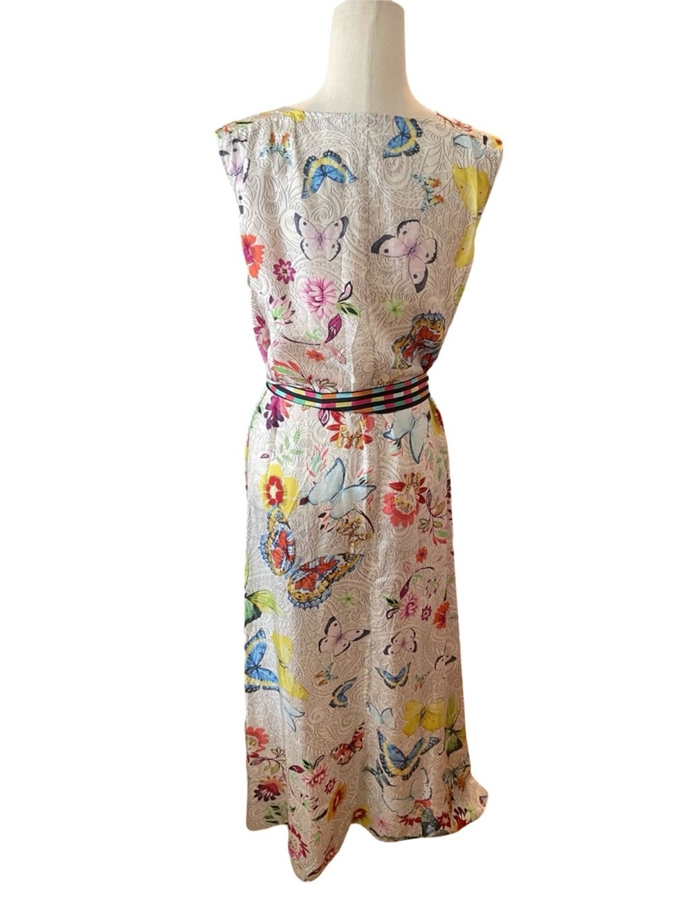 JOHNNY WAS EDITH MAXI DRESS SILK BUTTERFLIES - Picture 7 of 12